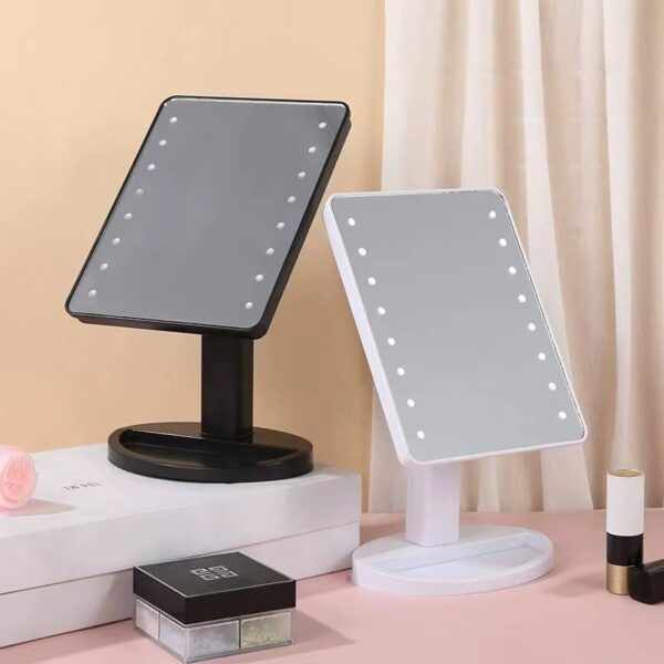 Rotating Stand Portable Vanity Mirror - Image 2